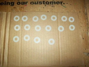 17 Of Servalite Part # MRW-14 Mylar Washer 9/32 ID X 5/8 OD X .015 Thick - Picture 1 of 3