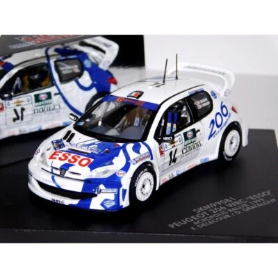 PEUGEOT 206 WRC #14 DELECOUR ACROPOLIS 1999 SKID SKM99081 1/43 - Immagine 1 di 4