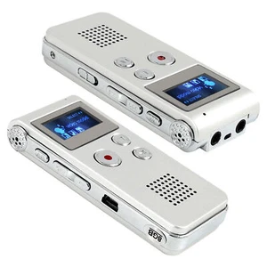 1x Voice Activated 8GB Digital Sound Audio Recorder Dictaphone MP3 Player US - Picture 1 of 16