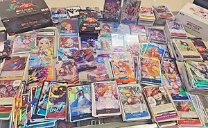 ONE PIECE Tcg Card Collection Lot Foil, SR, ALTERNATE ART + Sealed BOOSTER PACK! - Picture 1 of 10