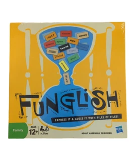 Juego Funglish de Hasbro 2010, NUEVO, Juego Familiar, Piles Of Tiles - Imagen 1 de 4