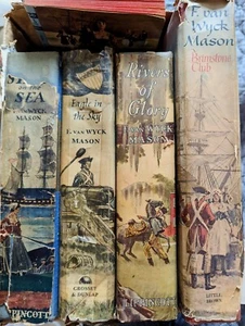 5 books by F Van Wyck Mason - hardcover, 3 first edition 1940s - musty - Bild 1 von 2