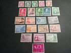 NORWAY Stamps - Great lot of 22 hinged stamps - Used - nice mix to fill spaces