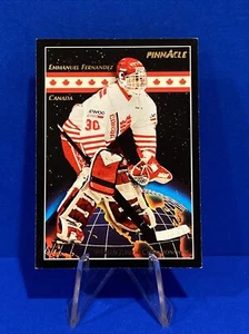 1993-94 Pinnacle Emmanuel Fernandez Rookie Card Goalie RC 🔥📈 - Picture 1 of 2