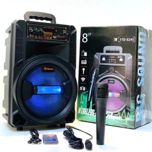 3000W Portable Bluetooth Speaker Heavy Bass Sound System kalaok Party+Remote/Mic - Picture 1 of 13