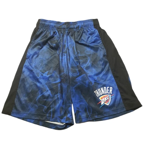 Oklahoma City Thunder Shorts Mens Small Basketball Blue Athletic NBA Cover