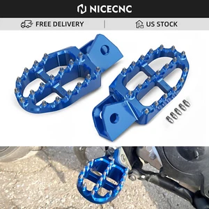 NICECNC Wide Footrest Foot Peg Pedals Rests For Yamaha WR250R WR250X 2007-2021 - Picture 1 of 13