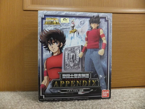 Saint Seiya Cloth Myth APPENDIX PEGASUS SEIYA Plain Clothes Bandai rare Cover