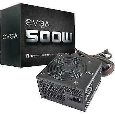 EVGA 500 W1 80Plus 500W Power Supply - 100-W1-0500-KR