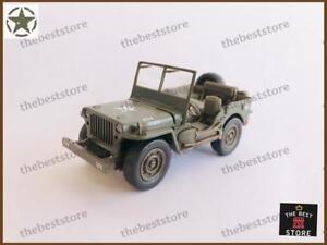 U.S. Army Jeep Willys  "Pull Back Action" 1/32 Diecast Model 