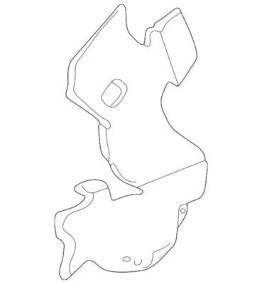 Genuíno GM 1999-2005 Pontiac Grand Am SE SE1 SE2 3.4L protetor de entrada de ar 22620961 - Imagem 1 de 2