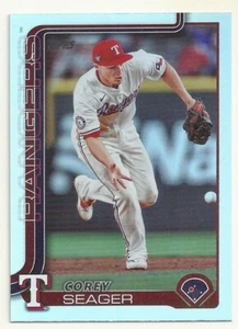2025 TOPPS BASEBALL - COREY SEAGER  - RAINBOW FOIL PARALLEL  - #281 - RANGERS - Picture 1 of 1