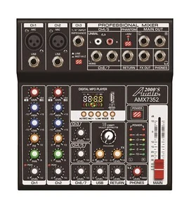 Audio2000'S AMX7352 Seven-Channel Audio Mixer with USB 5V Power Supply, USB I... - Picture 1 of 5