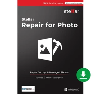 Stellar Repair for Photo Software for Windows | Email Delivery | Download - Picture 1 of 5