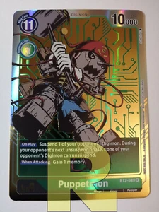 Puppetmon ® BT2-049 R ALTERNATIVE PROMO ® Rara Foil ® Digimon Ver.1.0 ® Inglese - Imagen 1 de 1