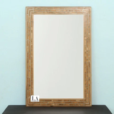 Home Decor Wood Bone Inlay Mirror Frame And Antique Design Wood Mirror Frame Cover