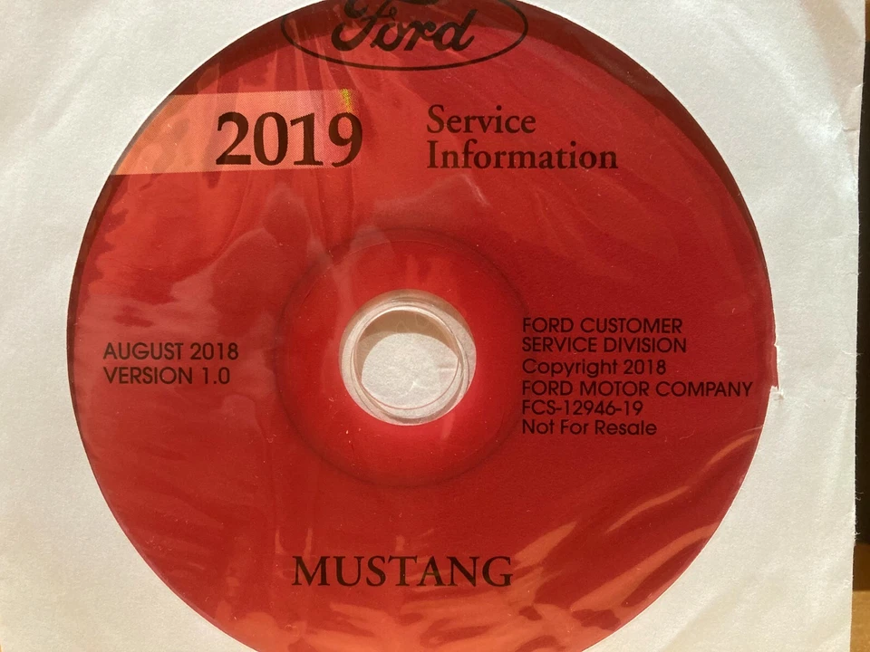 2019 FORD MUSTANG manual reparación taller en cd - Imagen 1 de 1