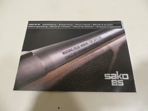 Sako 85 Bedienungsanleitung - Bild 1 von 2
