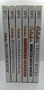 Nintendo Wii Game Lot Of 6 - Cabela's Hunting Games - Complete - CIB - Picture 1 of 8