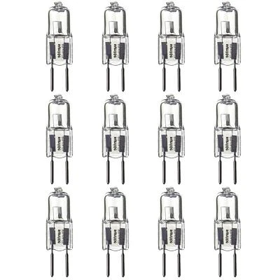 12 Pack Sunlite 50 Watt, Single Ended T3.5, GY6.35 Bi-Pin Base, Clear - Image 1 of 2