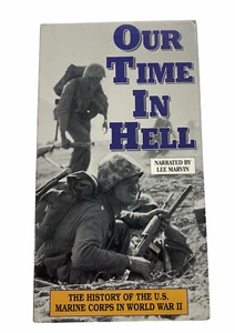 Our Time In Hell VHS The History Of The U.S. Marine Corps In World War II Marvin - Picture 1 of 7