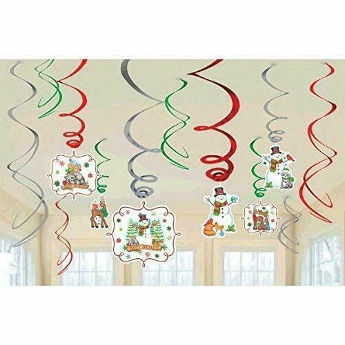 Amscan Winter Friends Remolino Lámina Decoraciones 2 PAQUETES Foto 1 de 1