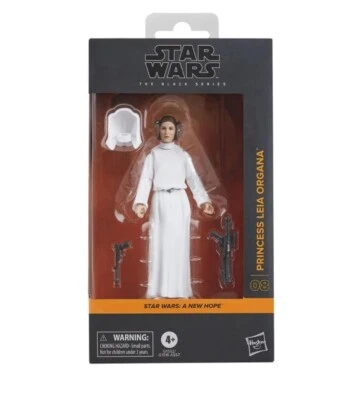 Figura de acción Star Wars The Black Series 6" Princesa Leia (Una Nueva Esperanza) Foto 1 de 4