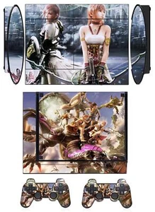 For PS3 Super Slim Skin Sticker Vinyl with 2 Controller Final Fantasy Skins - Picture 1 of 1