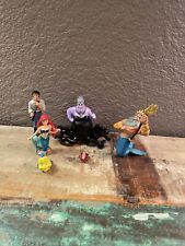 The Little Mermaid Ariel Playset 6 Figure Cake Topper Toy Doll Set