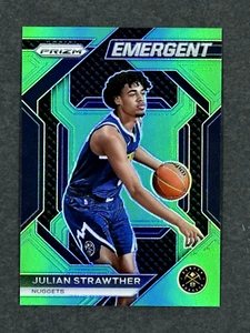JULIAN STRAWTHER RC EMERGENT GREEN PRIZM INSERT #21 PANINI NBA PRIZM 2023/24 - Bild 1 von 1