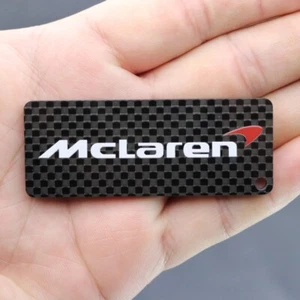 McLaren 100% Carbon Fiber Automobile motorcycle Keychain Keyring gift - Picture 1 of 16
