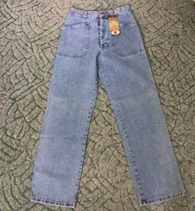 RJC Jeans Hose Herren Größe S mit Knöpfen Bundweite 73 cm blau 4 Taschen - Bild 1 von 14