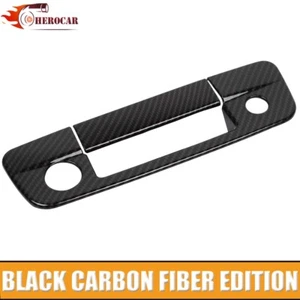 For 2009-18 DODGE RAM 1500 2500 Carbon Fiber Tailgate Handle Cover W/Cam W/KeyHL - Picture 1 of 8