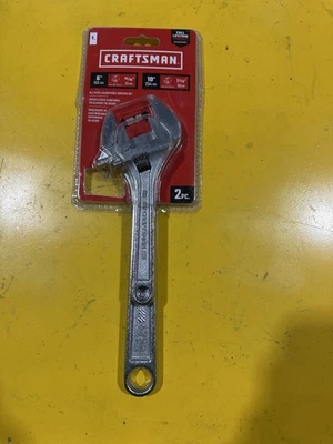 Llaves ajustables Craftsman CMMT99443 6" y 10" - Nuevas en caja Foto 1 de 3