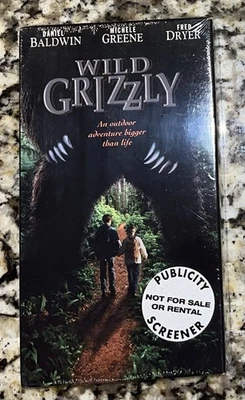 Wild Grizzly 1999 Vhs Screener Daniel Baldwin Michelle Green Brand New Sealed - Image 1 of 4