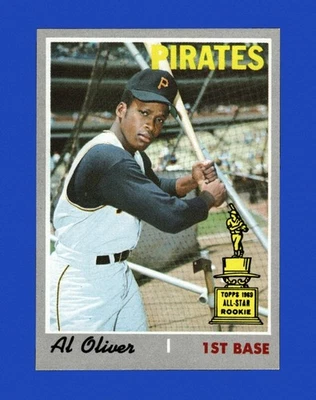 1970 Topps Set-Break #166 Al Oliver NR-MINT *GMCARDS* - Image 1 of 2