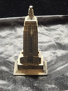Estatua de metal Empire State Building "más famosa del mundo" recuerdo de Nueva York 3" - Imagen 1 de 6