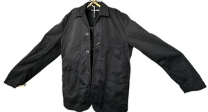 Universal Works Baker Jacket XL - Made in UK - Classic Black Workwear Coat - Picture 1 of 23