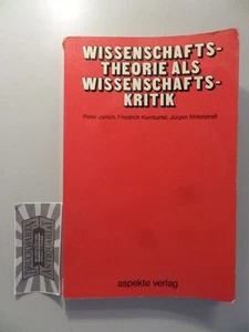 Wissenschaftstheorie als Wissenschaftskritik. Janich, Peter, Friedrich Kambartel - Picture 1 of 1