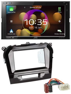 JVC DAB MP3 2DIN Bluetooth USB Autoradio für Suzuki Vitara (ab 2015) - Bild 1 von 4
