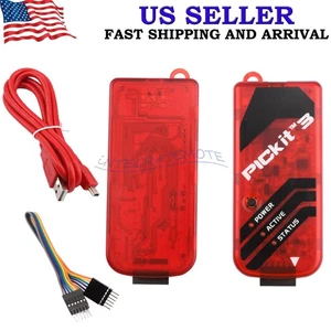PICkit3 Microchip Original MPLAB PICkit 3 PIC In-Circuit Debugger Programmer USA - Bild 1 von 16