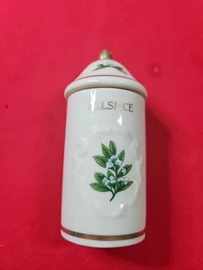 1992 THE LENOX SPICE GARDEN Fine Porcelain PALLSPICE Jar & Lid ERSATZ - Bild 1 von 3