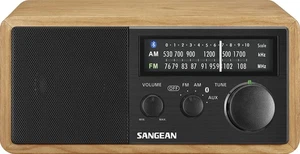 SANGEAN FM/AM Radio kompatibel Bluetooth Lautsprecher Kirsche/Schwarz WR-302 [Bluetooth - Bild 1 von 4