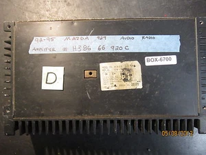 1992 1993 1994 1995 MAZDA 929 AUDIO RADIO AMPLIFIER #H386 66 920C (BOX-6700 ))/ - Picture 1 of 2