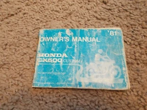 1981 Honda CX 500 Custom Owners Manual - Picture 1 of 3