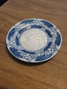 Antique Dedham Pottery Lotus 6" Bread And Butter Plate Signed By Artist - Picture 1 of 7