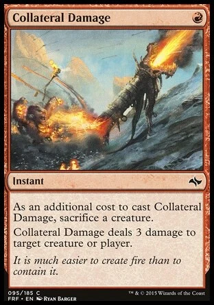 MTG Magic the Gathering Collateral Damage (95/189) Fate Reforged LP - Image 1 of 1