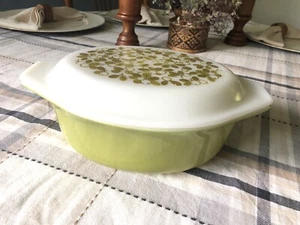 Pyrex Vintage Verde Oliven Auflaufform 1 1/2 Quart #043 - Bild 1 von 11