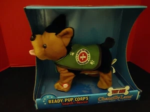 Chantilly Lane Sammy Shepard Search Rescue Pup Corps Talks Animated Dog 11" NIB - Picture 1 of 4