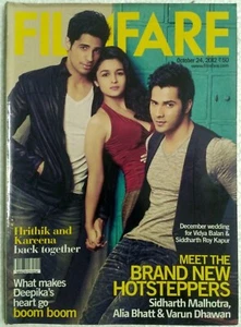 REVISTA INDIA FILMFARE OCTUBRE 2012 ALIA, KAREENA, VARUN, DEEPIKA, JAGJIT SINGH, - Imagen 1 de 8